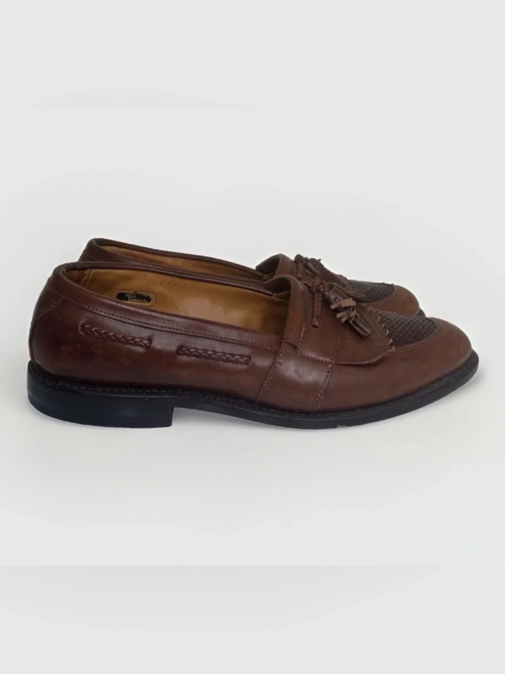 Allen Edmonds Cody Tassel Leather Loafer Men’s Sz 10D EU 44